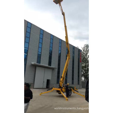 16m towable boom lift hydraulic telescopic boom lift